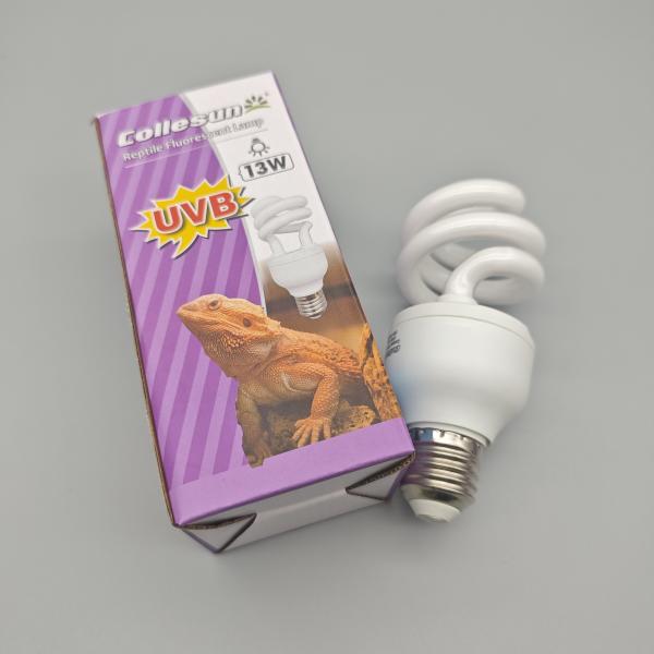 E27 13W/26W  CFL UVB Lamp 26W 10.0 UVA And UVB Bulb For Bearded Dragons