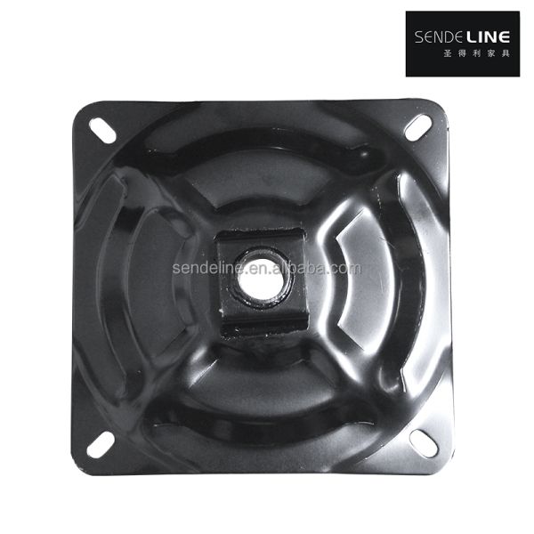 Modern Black Steel Chair Mechanism with 248X248mm Size and 3.0mm Thickness for Swivel Chair Base