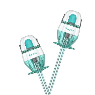 Ponta plástica transparente Trocar Laparoscopic do único selo do dobro do uso