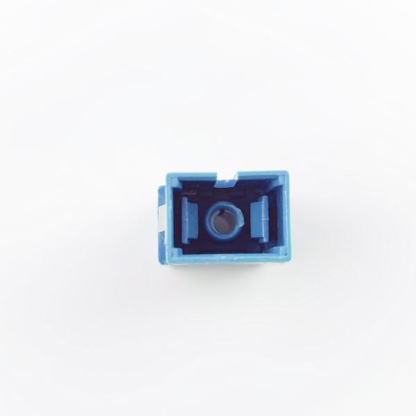 1 Port PBT Material sem orelhas e à prova de poeira Simplex Coupler SC Adaptador de fibra óptica com UPC