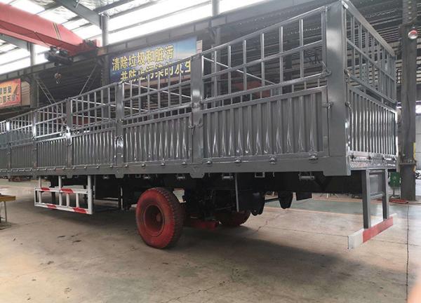Condition 3/4 Axle Fence Trailer Truck Cargo Semi Trailer 12/16 Tires