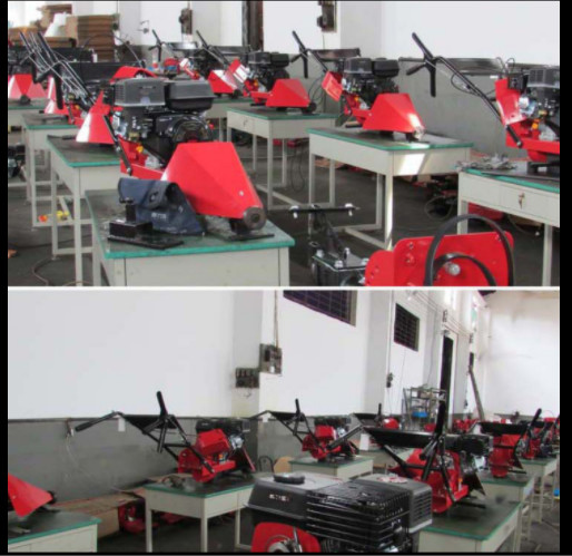 196CC Petrol Lawn Mower 1200W Gasoline Grass Cutter 3 1/4in Max Cutting Height