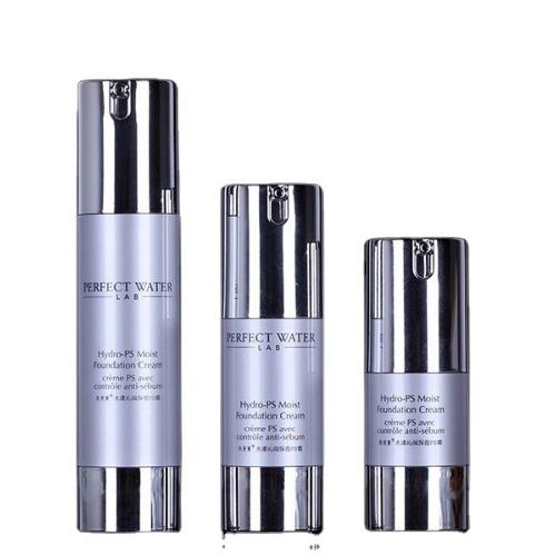 Cylinder Shape PP Airless Pump Bottle For Cosmetics 40ml 80ml 100ml 120ml (MC-208)