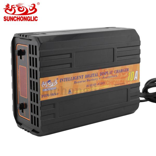 Powers 6v / 12v Lead Acid Car Batteries safely & Efficiently with pwm-controlled Three-stage Charging