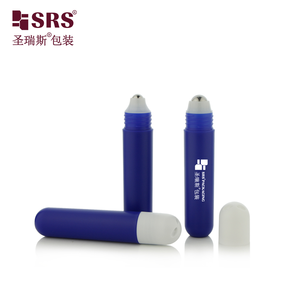 RPPG 25ML Portable Injection Custom Color Blue Plastic Roll On Bottle With Rope For Anti-Itch Liquid
