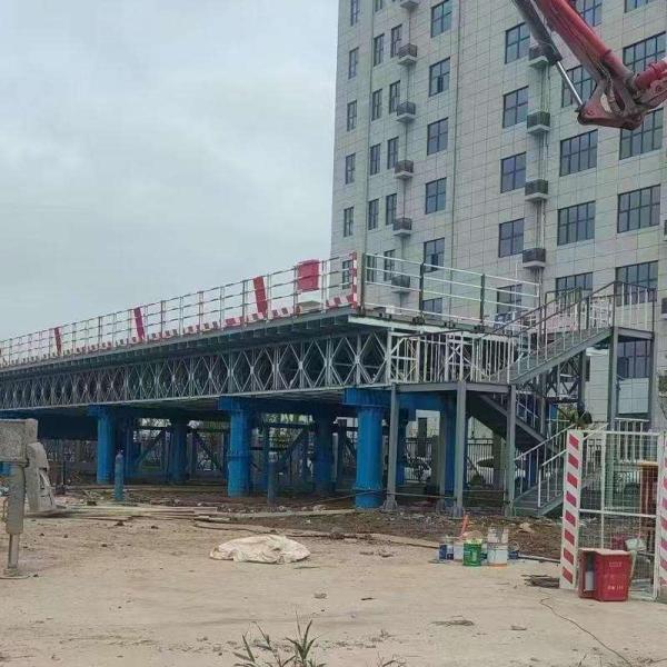 Prefabricated Steel 321 Bailey Bridge Modern Steel Bridge portability