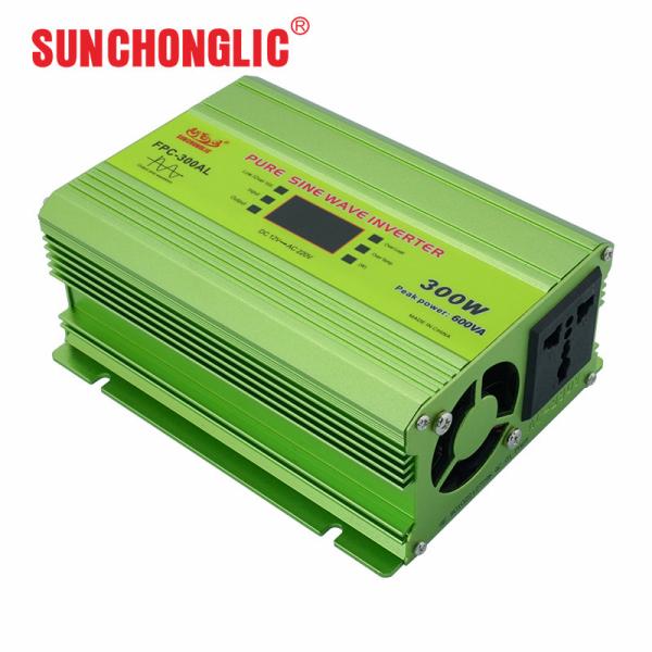 Lead Acid Battery 12v 220v 300 Watt Sine Wave Inverter Compatible and Intelligent