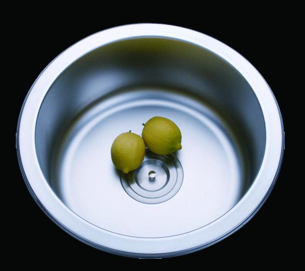 Round Shape Press Kitchen Sink SUS304 Stainless Steel Kitchen Sink Single Bowl Kitchen Sink