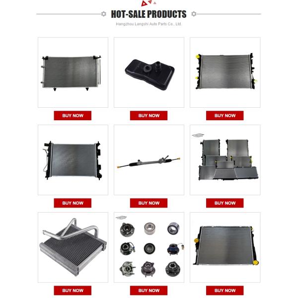 13241722 Sistema de refrigeración de piezas de automóviles Radiador de aluminio para Chevrolet Malibu y Buick