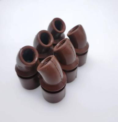 Fluorine Custom Rubber Components Elbow High Temperature Resistance Oil Seamless