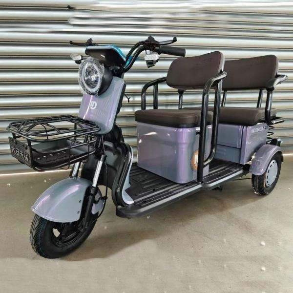 Electric Mobility Tricycle Tuk Tuk Leisure With Canopy Pulling Battery Car