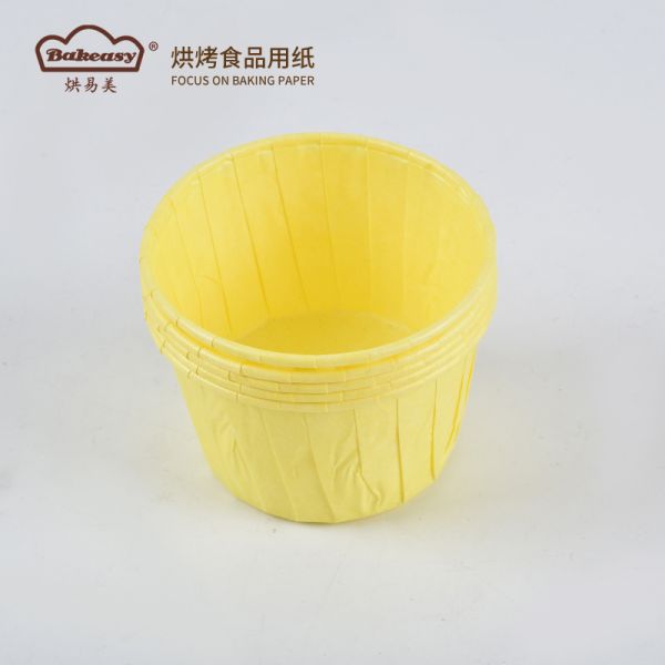 Rolled Rim Muffin Cup for Cupcakes Greaseproof & Disposable Premium Food-Grade Liners