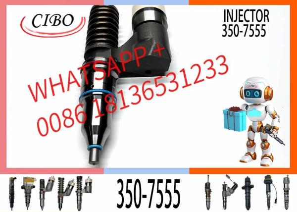 El excavador Accessories Diesel Motor del inyector de combustible del motor diesel parte 3507555 350-7555 para  16H 345B 345B de