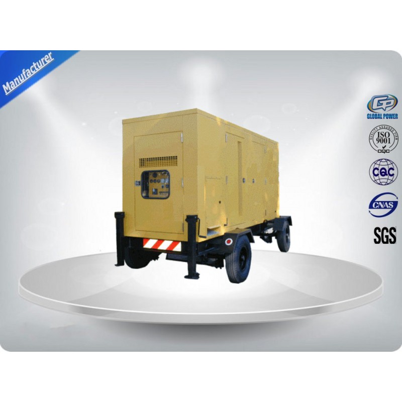 3 Cylinder 75dB large Trailer Mounted Generator 64 kw Output Power in - line Config