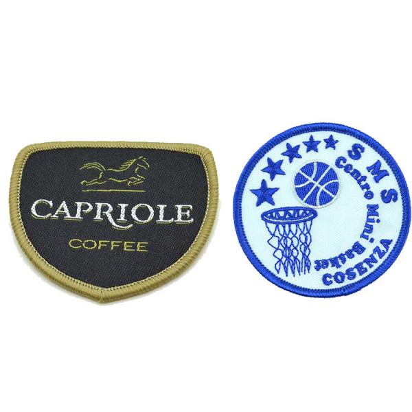 Arbitray Shape Smooth 3.5cm Velcro Logo Patches For Clothing