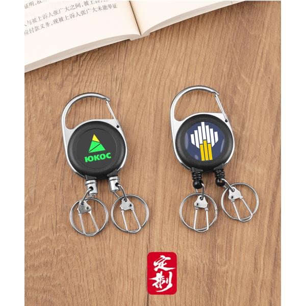 Deyi Badge Reel Retractable Keychain,Fly Fishing Accessories Fishing Lanyard With 360 Degree Rotation Buckle