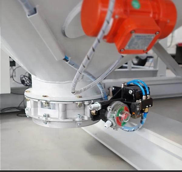 Structure BUTTERFLY 12in Manual Operated Powdery Butterfly Valve for Batching Plants