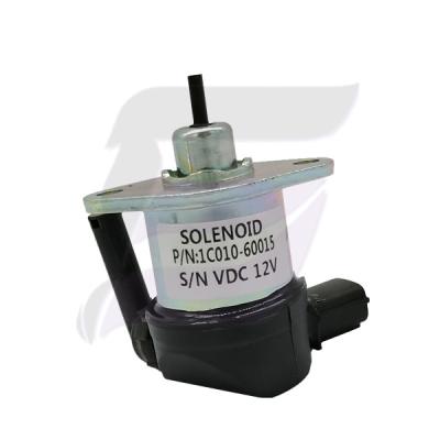 solenoide da parada do motor V3300 V3600 Kubota de 1C010-60015 12V