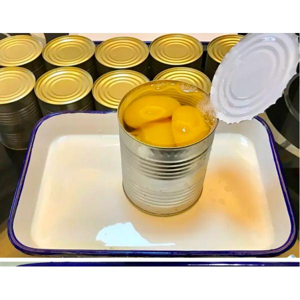 Немедленным персик законсервированный плодом желтый в светлом сиропе 425g 820g