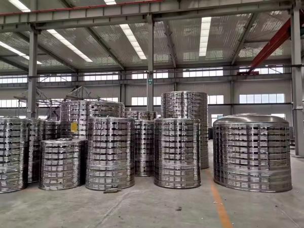 304 316 10000 litros Tanque de água cilíndrico inoxidável Tanque de água portátil de armazenamento SS
