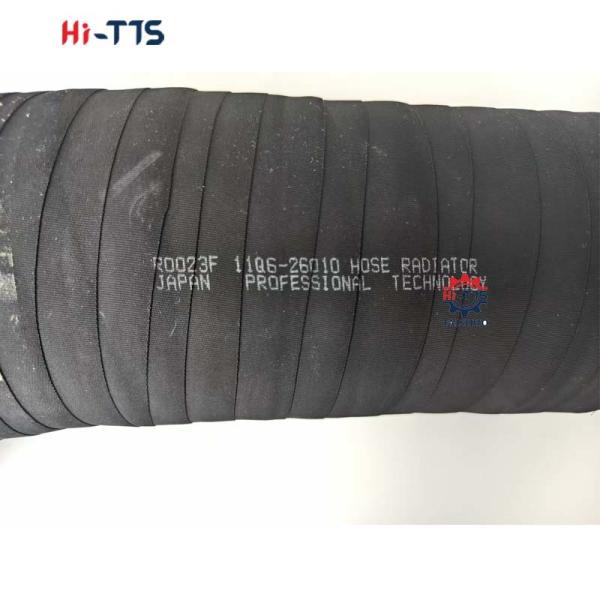 Black Water Hose Parts 11Q6-26010 for R210-9 R220LC-9S Excavator