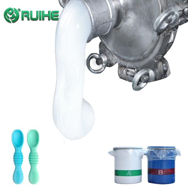 Fast Curing 100% Platinum Liquid Silicone Rubber with 50-70 Shore A Hardness for Spoon Making Materials