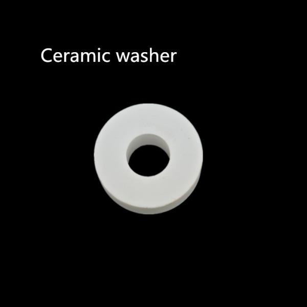 High Hardness Custom Alumina Ceramic Washer Ring For Insulation