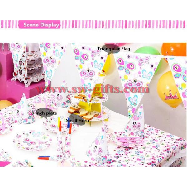 Butterfly Theme birthday pack party decoration birth party supplies set