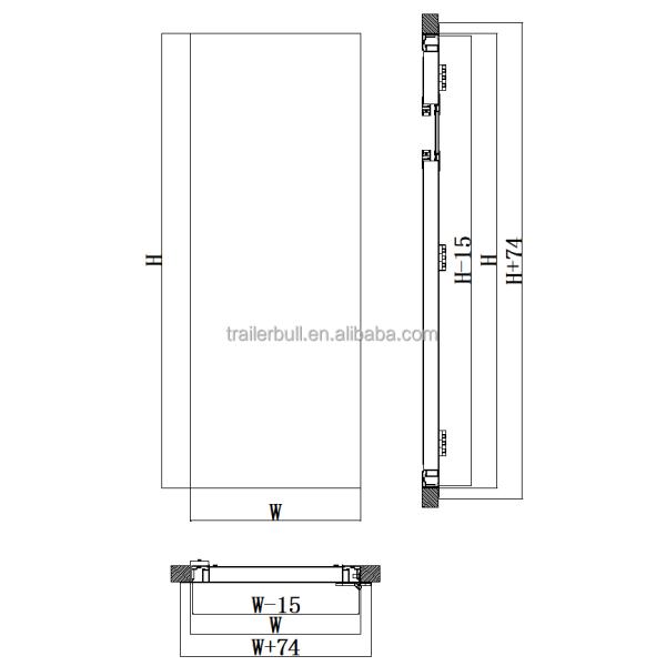 EuroVision Safari EVDX-2000x790 Изоляционные двери для автомобилей из остышенного стекла