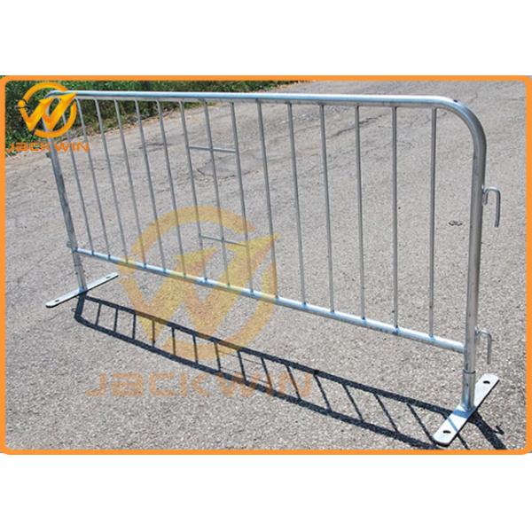 Hot - Dipped Galvanised Flat Feet Traffic Metal Crowd Control Pedestrian Barrier
