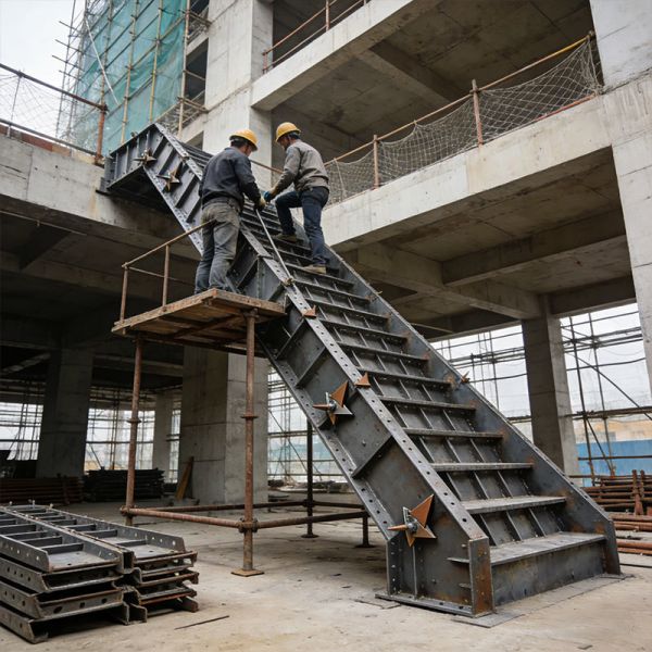 Steel Concrete Stair Formwork Digital Simulation Intelligent Processing