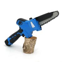 Serre à chaîne sans fil portable 6 pouces Mini moteur sans balai pour les projets de coupe de bois de jardin