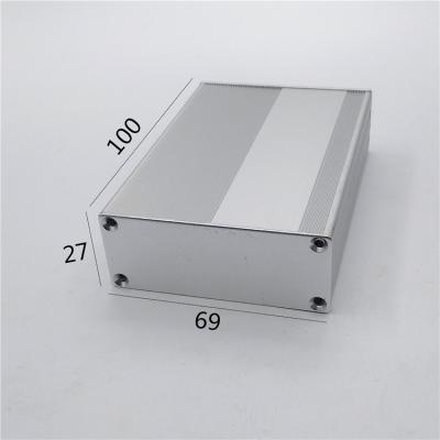 corpo dividido 69*27*100mm que limpa com jato de areia o cerco eletrônico da extrusão de alumínio de superfície