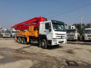 Howo New Chassis Sany Second Hand Truck 37 Meter For Construction