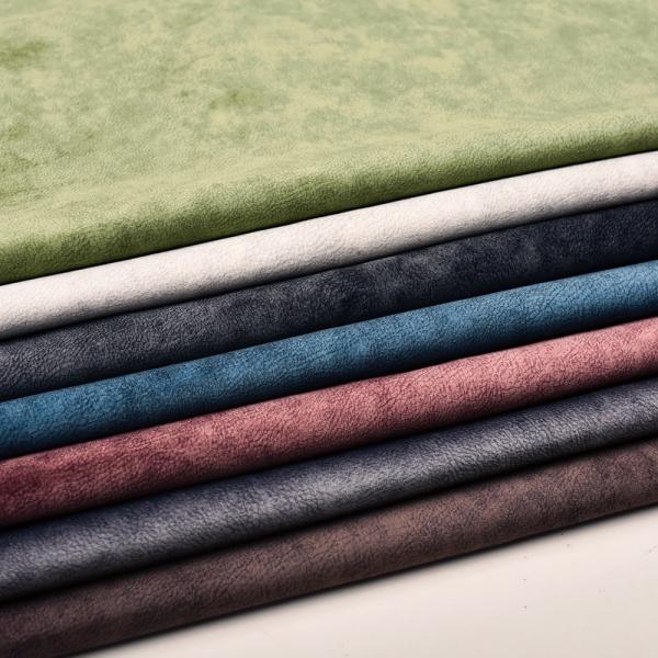 2025 Embossed Latest Design High Quality Lychee Pattern Velvet Sofa Fabric for Living Room Furniture Car Soft Bag