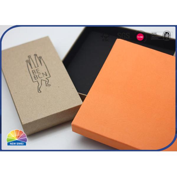 UV Coating Rigid Shoulder Box 1200gsm Grey Cardboard For Cosmetic Product