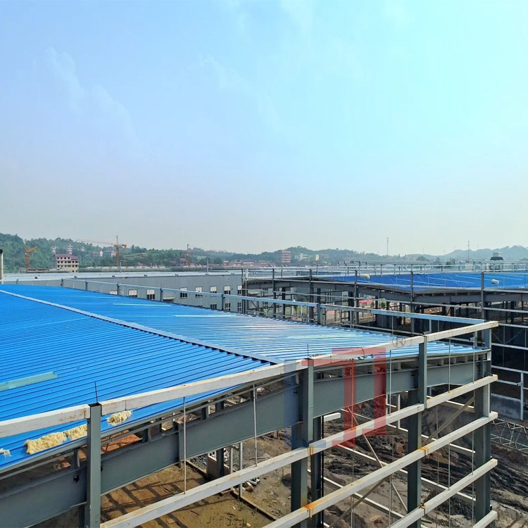 Pre Manufactured Steel Shed Construction Q355 Q235 Metal Beam Prefabricated Building