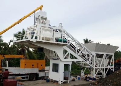 YHZS35 Mini Mobile Concrete Batching Plant , 35m3/H Concrete Mixing Equipment