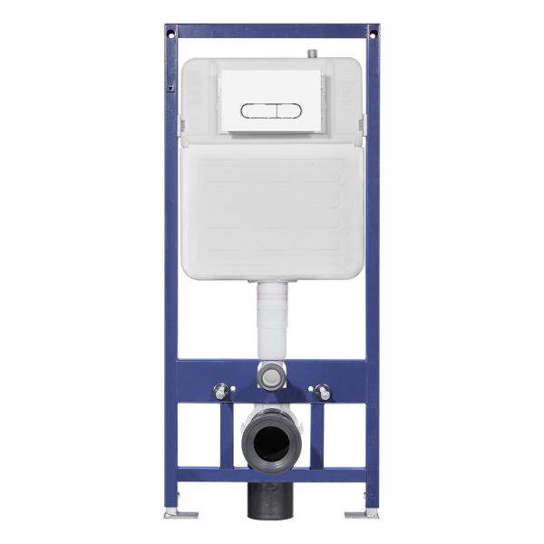 HDPE Concealed Toilet Cistern Rectangular Shape And Ceramic Disc Mechanism
