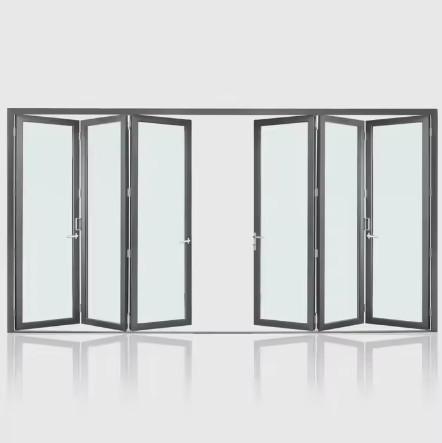 Thermal Break Aluminum Frame Sliding Door Dust Resistant With Tempered Glass