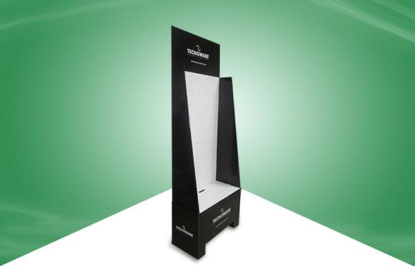 Black Cardboard Floor Display Stands