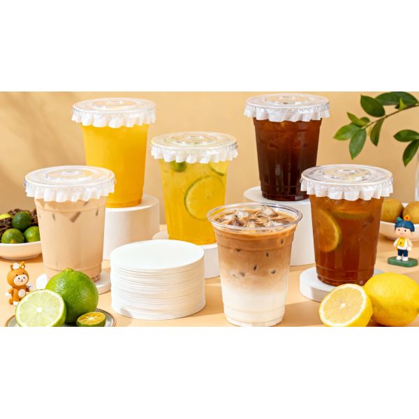 Custom Food-Grade Leak-Proof Bubble Tea Cup Seal Sheets