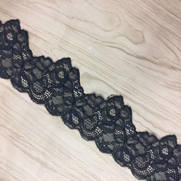 7cm  wide 2017  New Fashion  Lace Border/ underwear cotton lace edge in Black Color