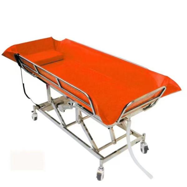 Hôpital Médical Bariatrique Douche Trolley Lit de poussette pour handicapés Multifonctionnel