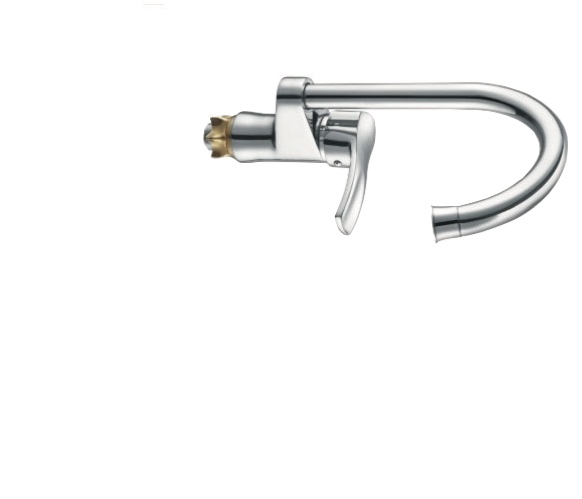 Zinc Alloy Body Hot and Cold Brass Cross Style Mixer Tap for Bathroom in Apartments