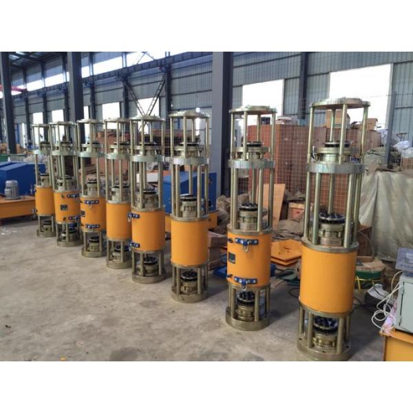 600T Hydraulic Strand Jack With Synchronous Lifting System For Hoisting Steel Structures Bridges Platforms