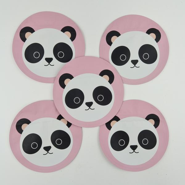 El holograma imprimió los bolsos troquelados irregulares formados de Mylar 3.5g - bolso a prueba de olores a prueba de niños 28g