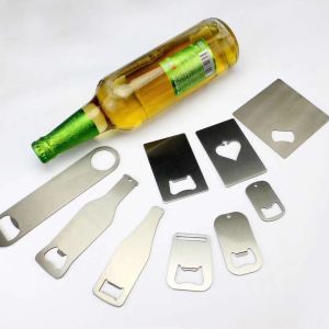 Sublimation Blank Bottle Opener Stainless Steel Beer Bottle Opener Anti Corrosion