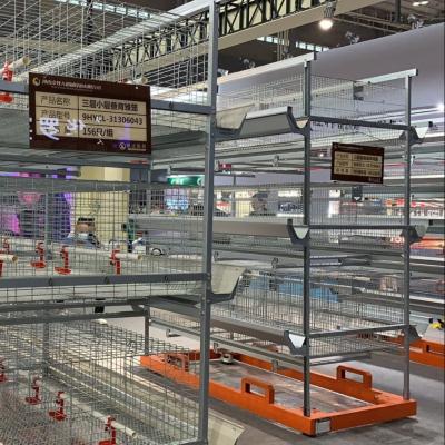 Farming 3 Tiers 195×50×35CM Poultry Chicken Cage