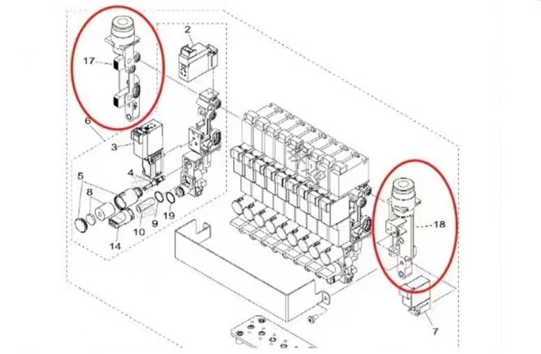 ZZB10-X177 YSM20R YSM10 Разъем VQ121-5M0-X42 SMC Клапанный выталкиватель